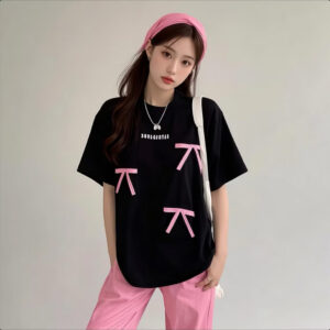 เสื้อยืดแขนสั้นแฟชั่นผู้หญิง